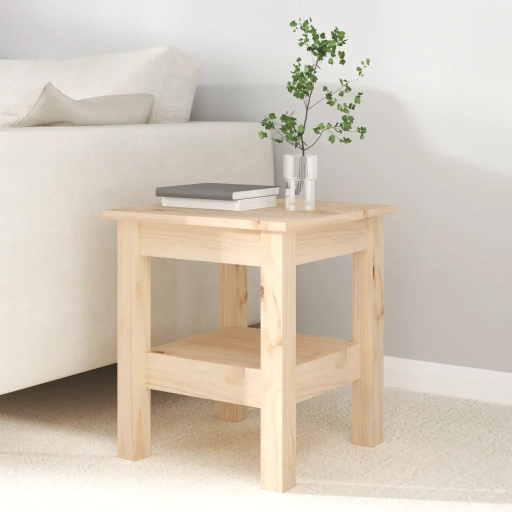 Tavolino da Salotto 35x35x40 cm Legno Massello di Pino 814259