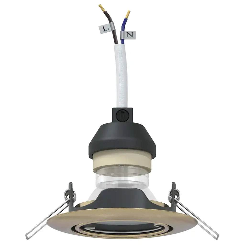 Spotlight 12 pz Ottone 9 x 9 x 2.5 cm Metallo CFW7242921