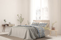 Set Lenzuola Singolo con Stampa Sopra Sotto e Federe Hippy