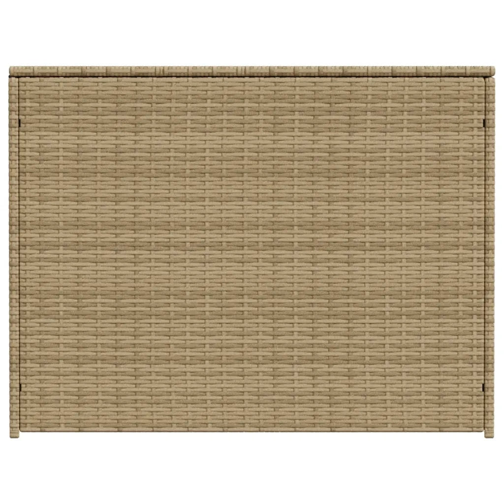 Contenitore da Giardino Beige Misto 984L in Polyrattan 365335