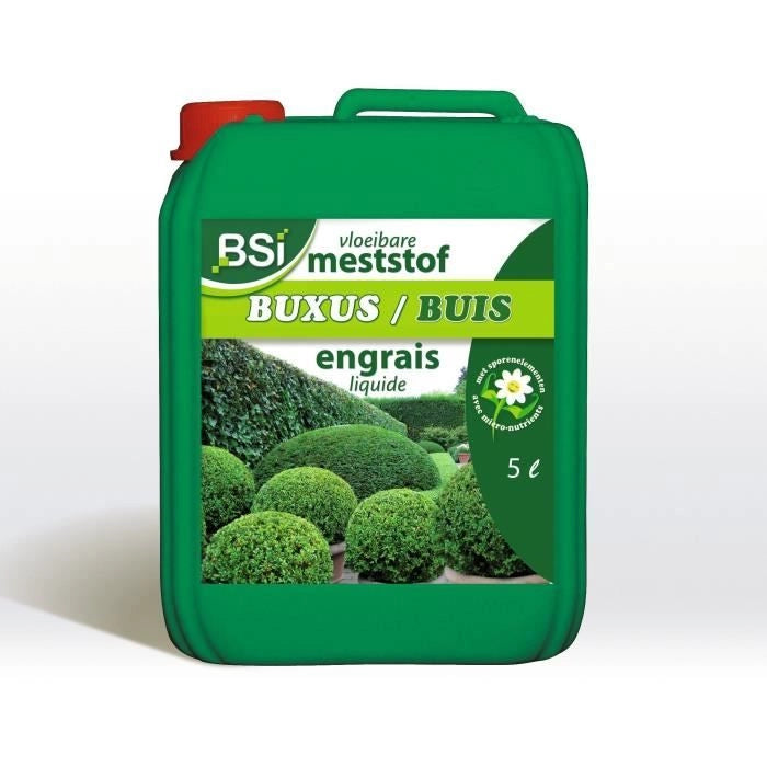 BSI - Concime minerale per bosso - Per specie di bosso - Oligoelementi idrosolubili - 5L