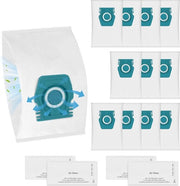 Set di 16 sacchi aspiratore sostitutivi adatti per serie Miele TU Guard L1/Guard S1/Guard M1 Accessorio aspiratore - sacchi aspiratore - sacchi aspirazione - con 4 filtri di scarico