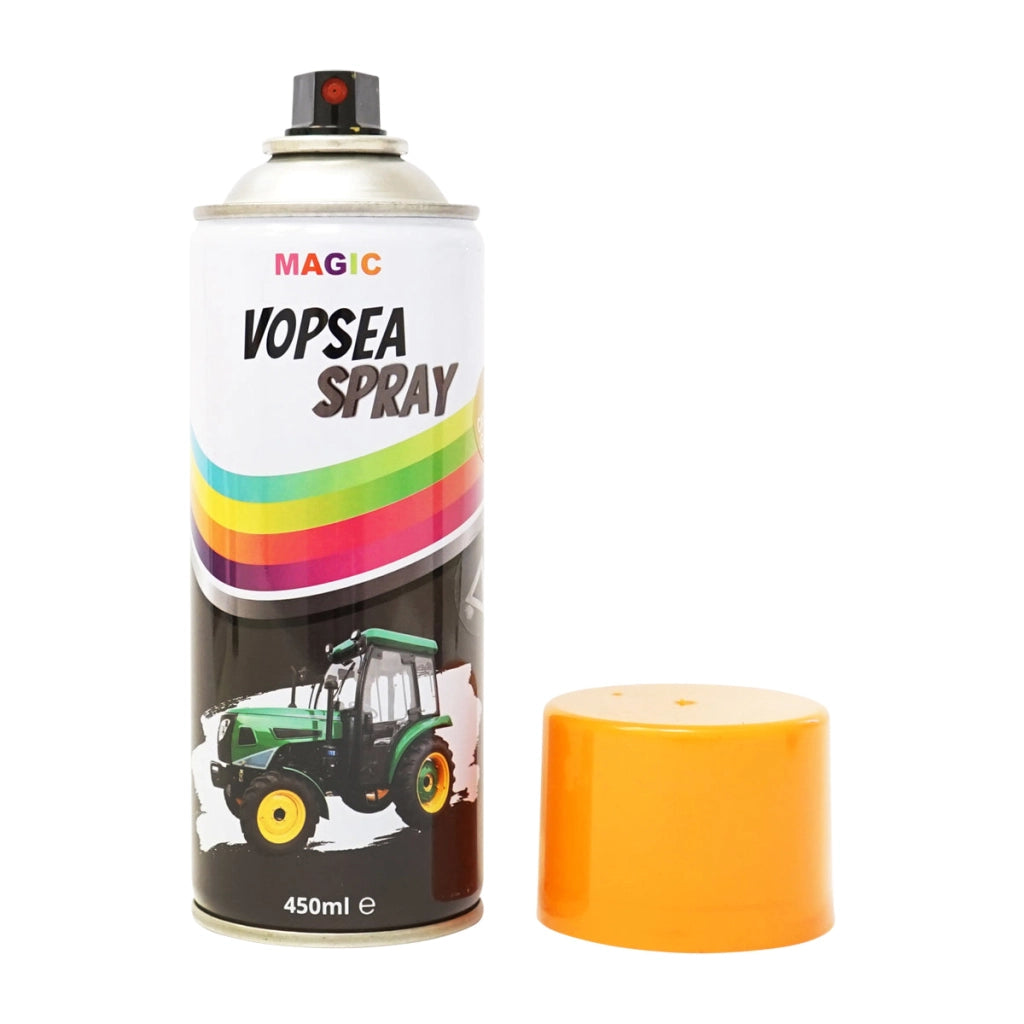 Spray vernice auto giallo tipo Caterpillar professionale ad asciugatura rapida, 450 ml MAGIC