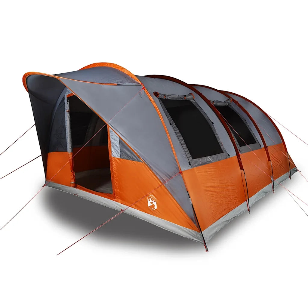 Tenda da Campeggio a Tunnel per 5 Persone Grigio e Arancione 4009424