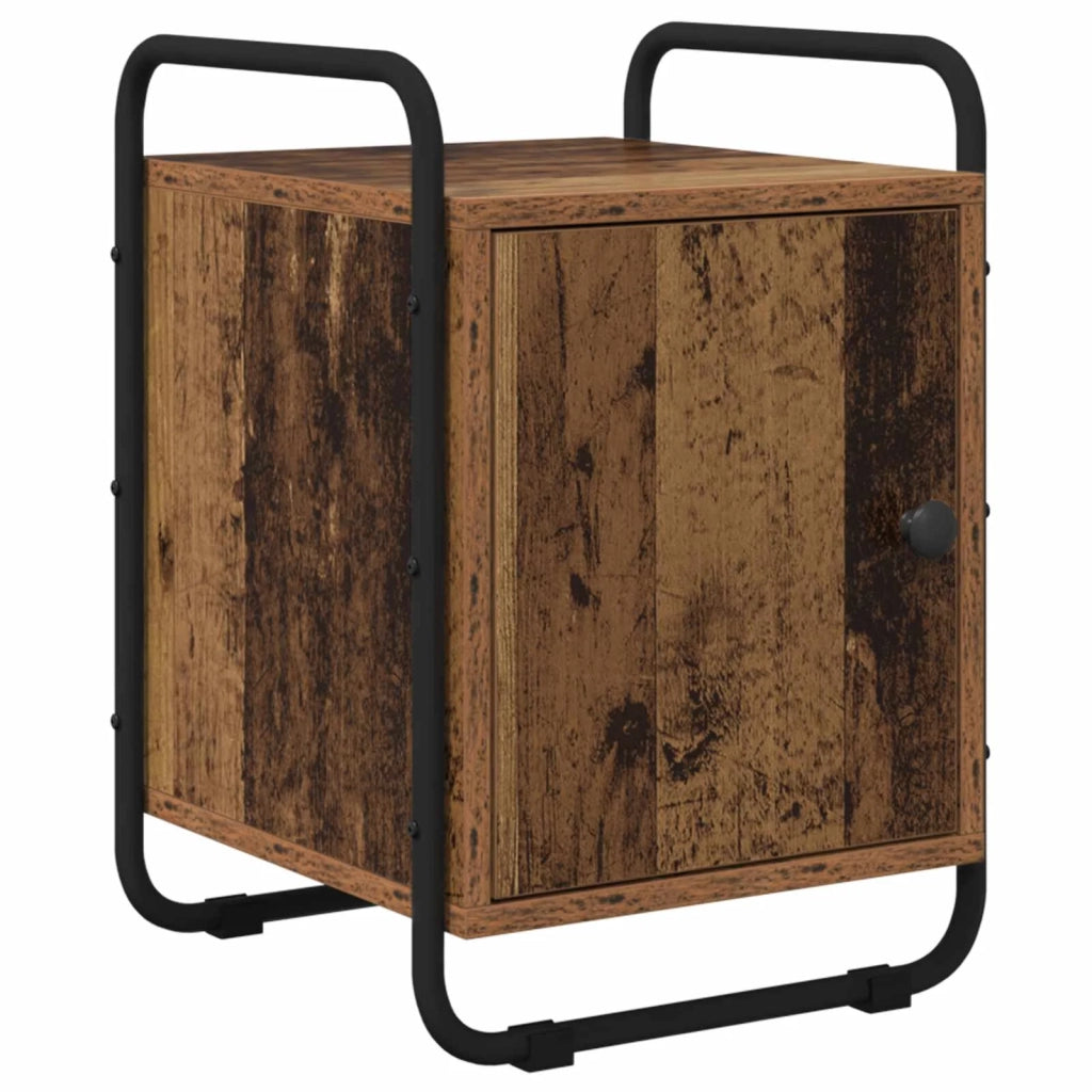 Armadio da Notte 2 pz Legno antico Legno ingegnerizzato 8007608