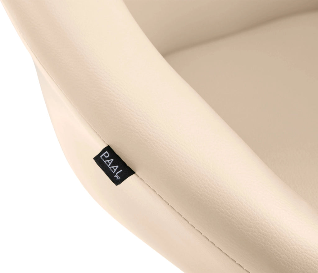 Set 2x Sgabelli Lounge Miami V2 in similpelle crema