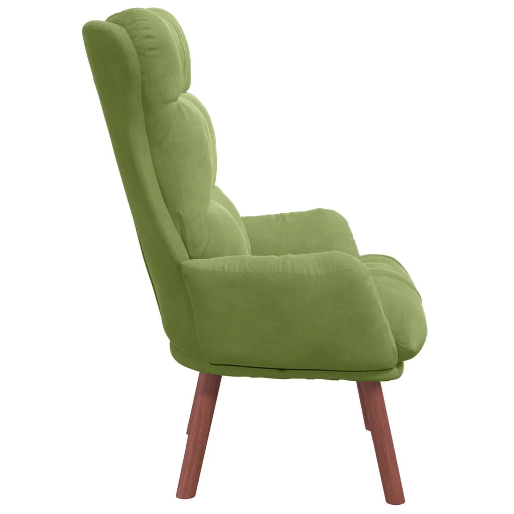poltrona Verde chiaro 69 x 74 x 93 cm Velluto 42001837