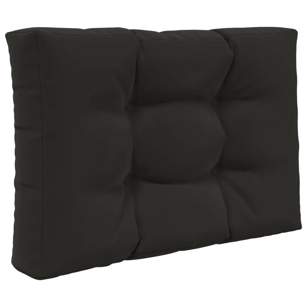 Cuscino per divano da esterno 2 pcs Nero Poliestere