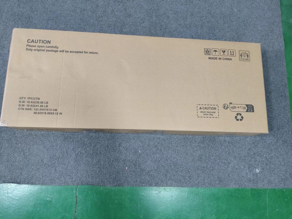 Mobile porta TV con 2 ante e vani aperti, passacavi, per soggiorno e camera da letto, in MDF, noce 110 × 40 × 48 cm