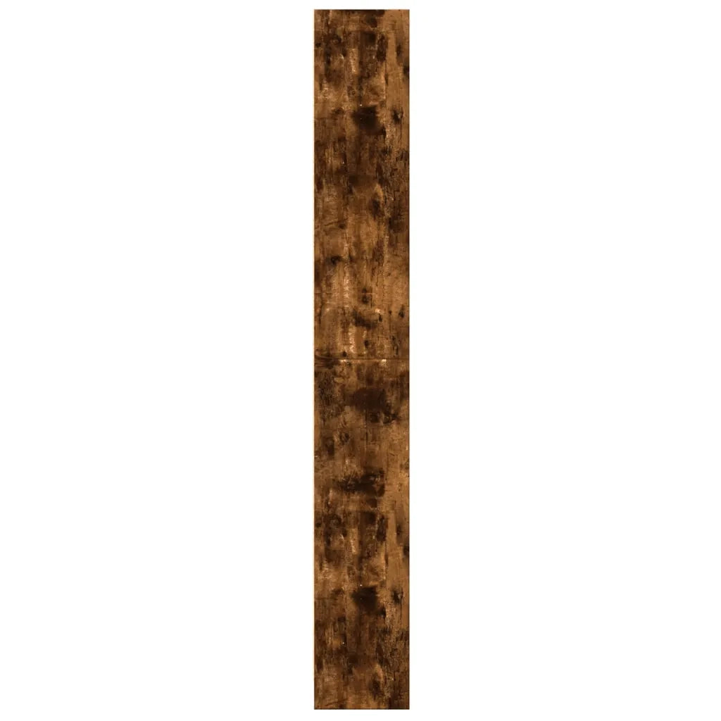 Libreria Rovere Fumo 60x24x176 cm in Legno Multistrato 857825