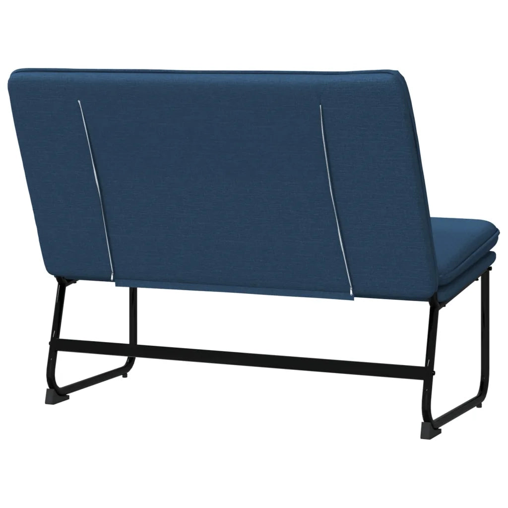 vidaXL Panca Blu 100x75x76 cm in Tessuto
