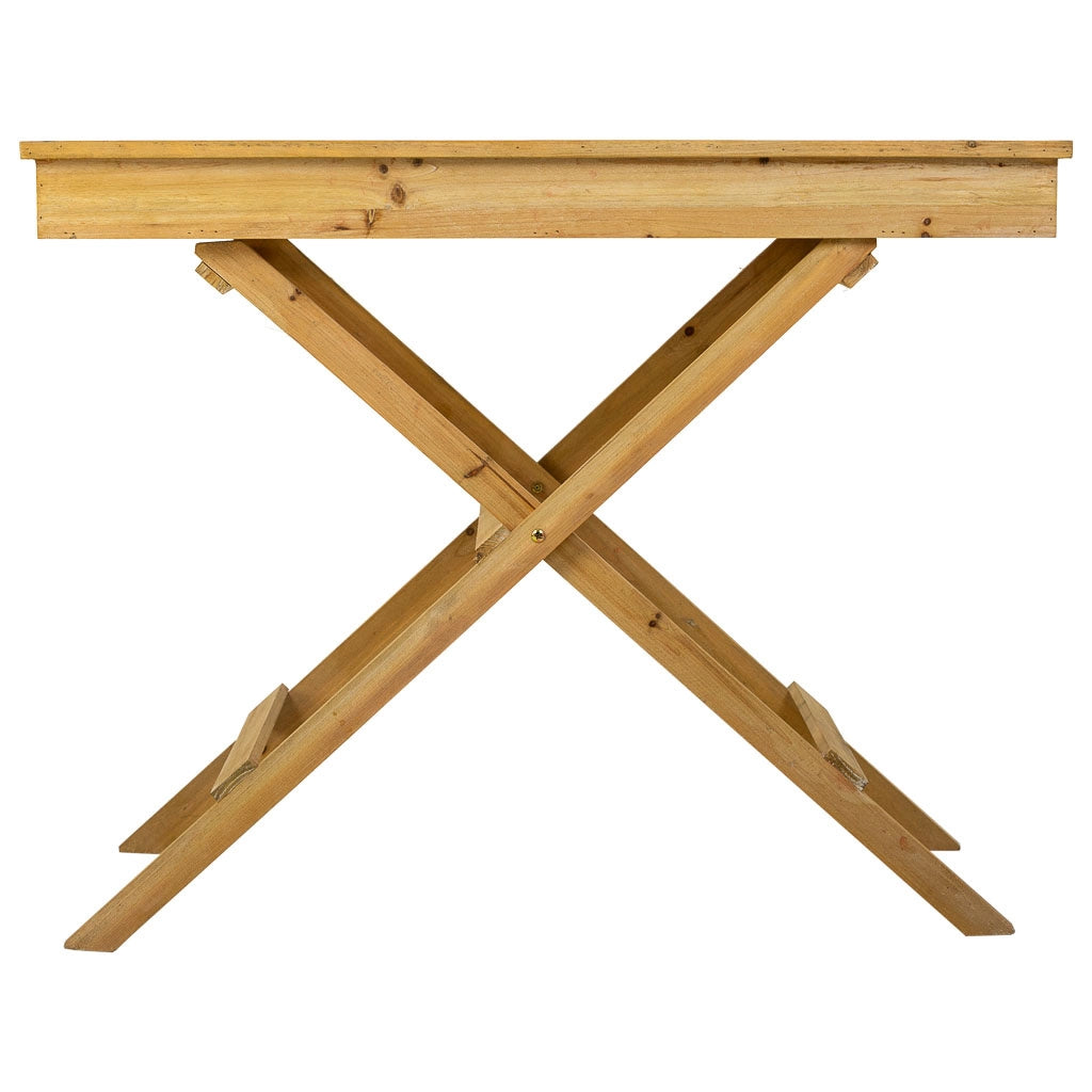 Tavolo in legno marrone 95,5x50,5x79,5h