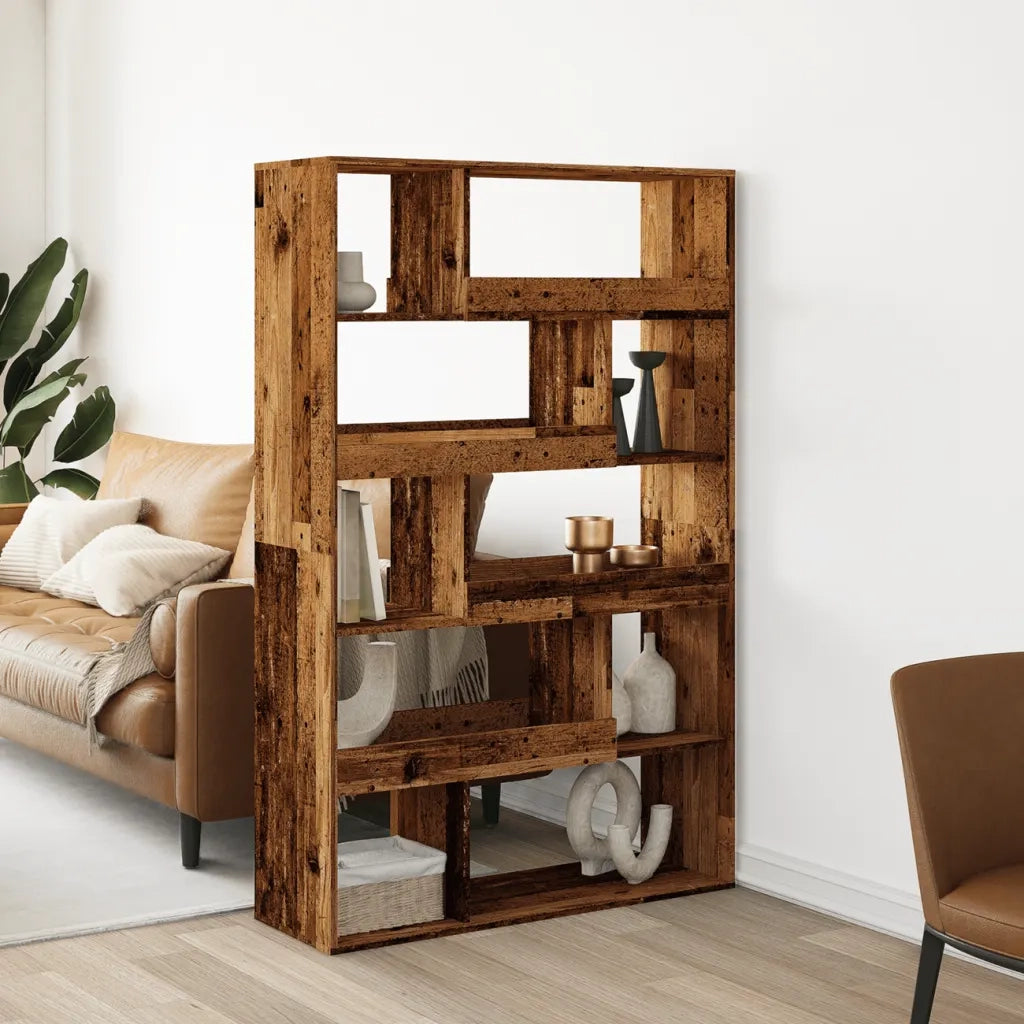 vidaXL Divisorio Stanza Legno Antico 100x33x156,5 cm in Truciolato