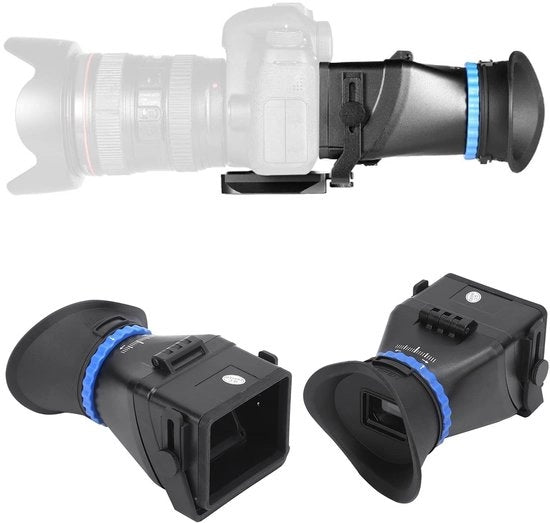 Cerchio di Ricerca Professionale 3x Amplificatore - 3 Polliche/3.2 Polliche Compatibile - Kunststof/Legering/Glas - 1/4 Pollice Viti - Leggero 382g - Incluso Lanyard Anti-perdita - Cerchio di Ricerca per Camera