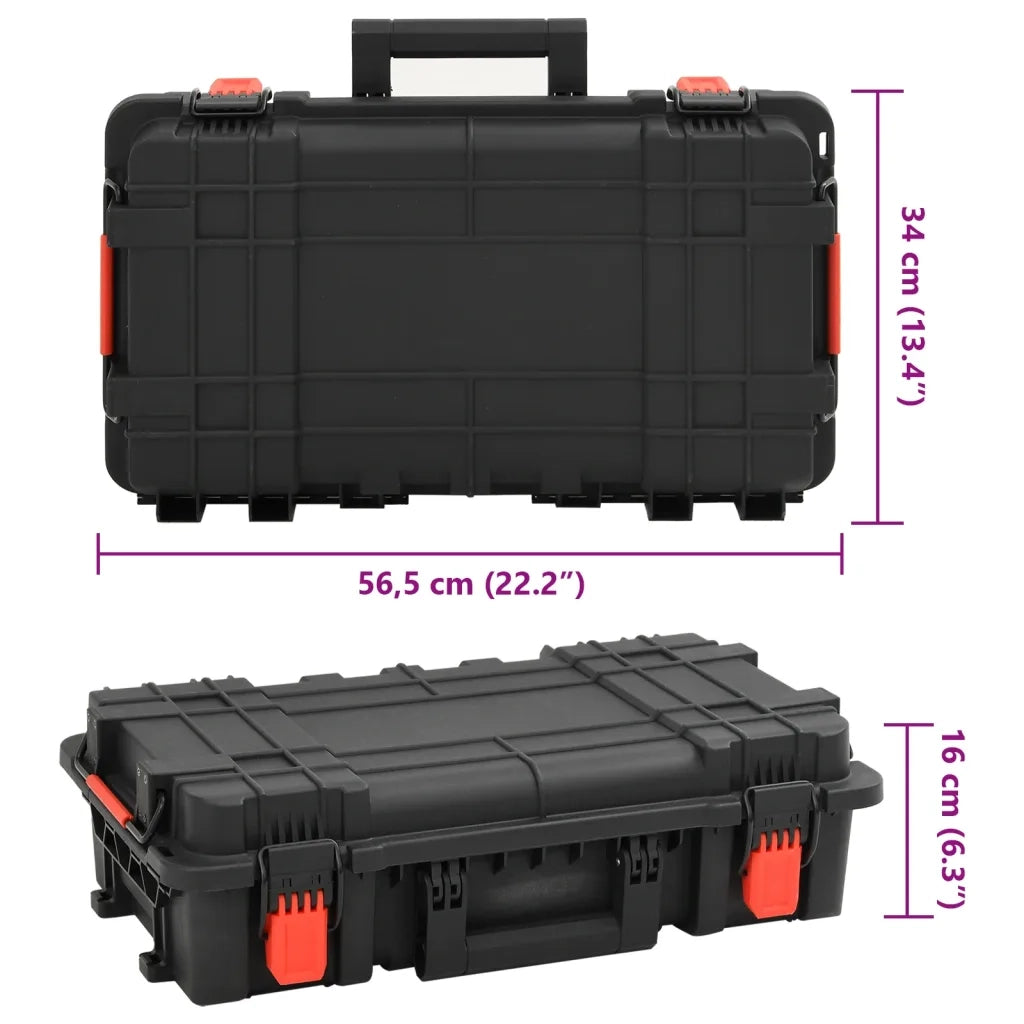 Valigetta da Volo Portatile Nera 56,5x34x16 cm in PP 4007258