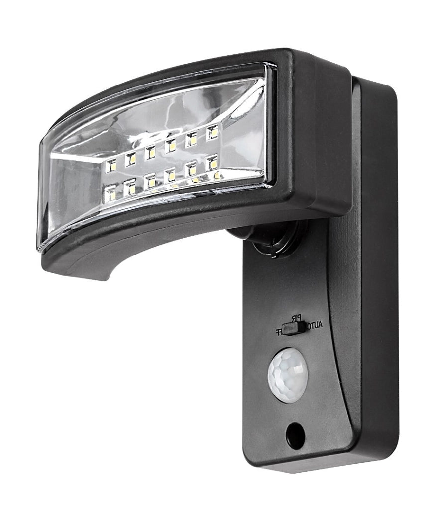 Applique solare LED 2,4W con sensore Valpovo nera Rabalux
