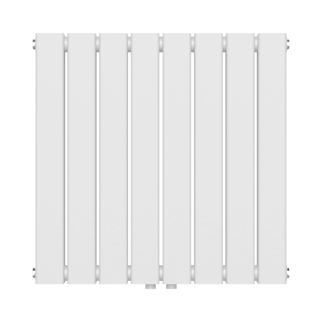 Termosifone Nore ad Acqua Calda Pannello Doppio con Elementi Piatti 60 x 60 cm Bianco [neu.haus]