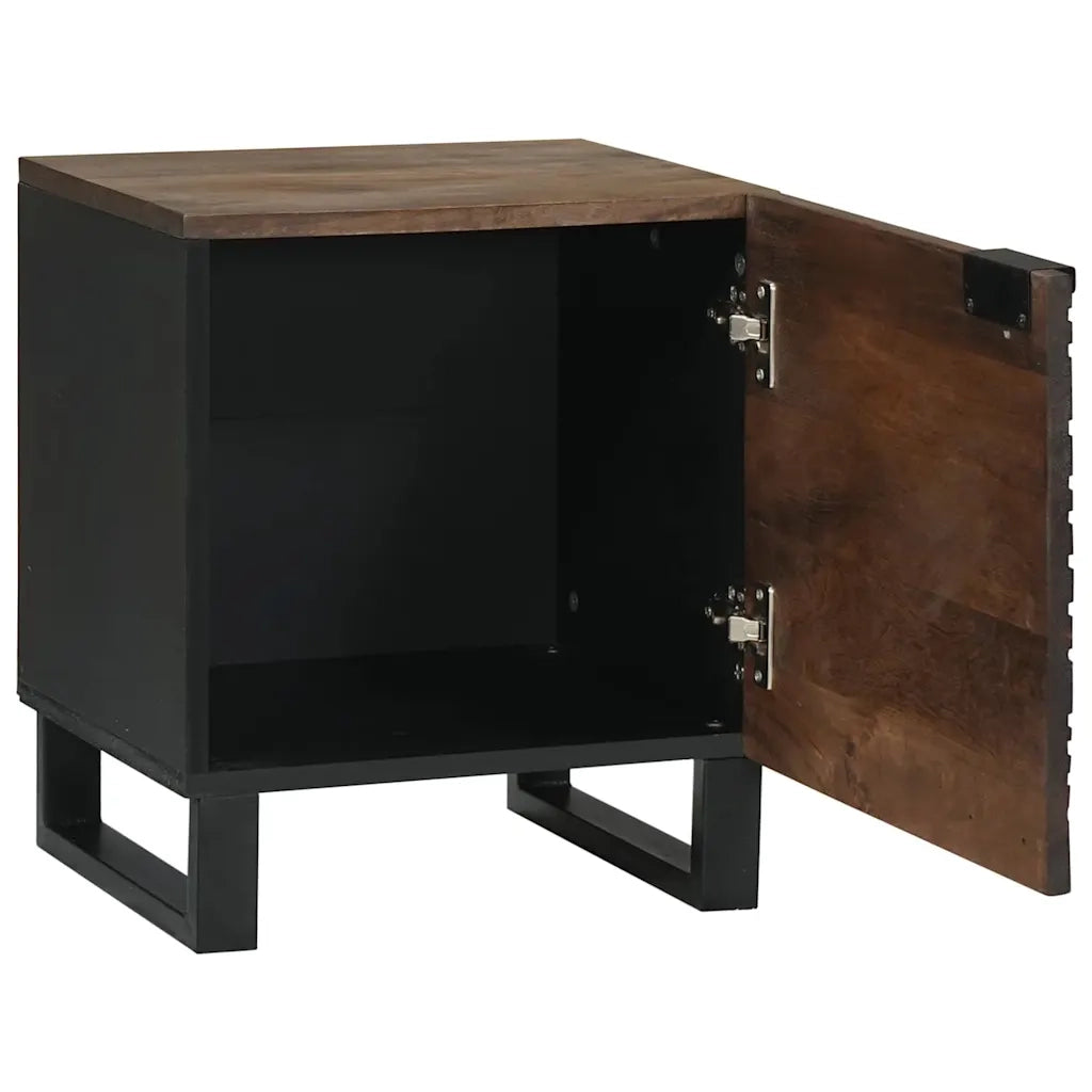 Set di 2 Comodini | Armadio da Notte | Mobiletto da notte Noce 40 x 33 x 46 cm