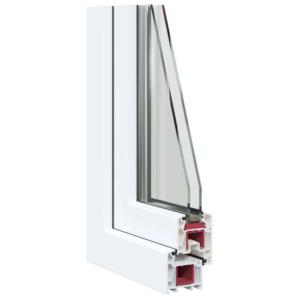 Finestra per Soffitta RISOR 60 x 60 cm PVC e Vetro Bianco CFW3643336