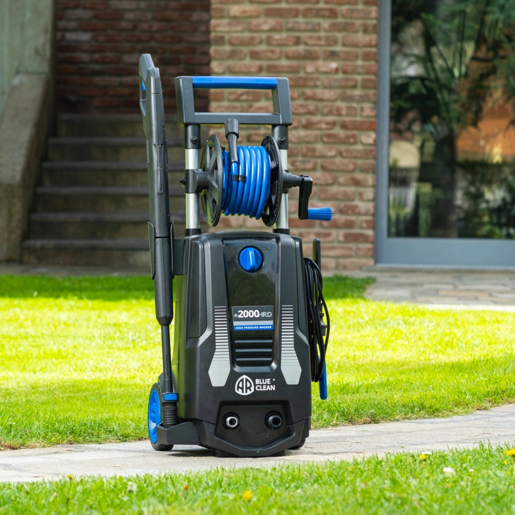 AR Blue Clean e-2000 HRD Idropulitrice ad Alta Pressione con Sonda Sturatubi e Patio Cleaner (2000 W, 150 bar, 440 l/h)
