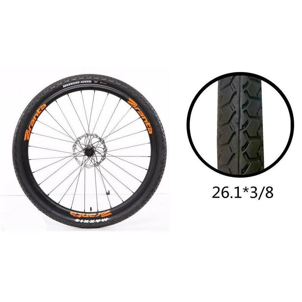 Trade Shop - Copertone Ruota Pneumatico Gomme Per Bici Bicicletta Mtb Bike 26.1 × 3/8 Zx-8111 -