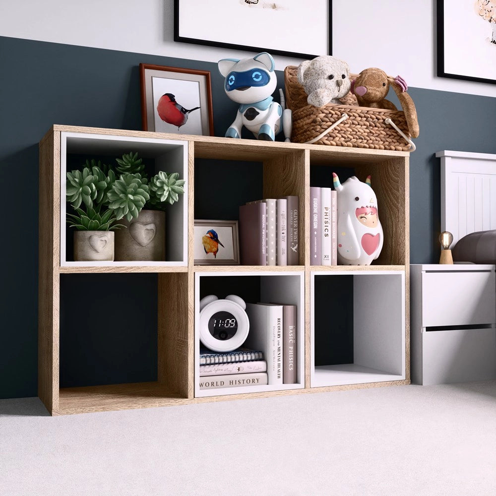 Scaffale MALAX 2x3 rovere sonoma libreria moderna