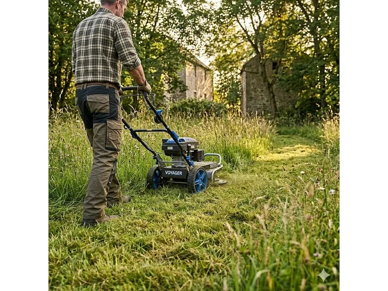 Decespugliatore Trazionato a Ruote Hyundai 35265 - Motore 173cc