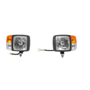 Set di lampade tipo faro con indicatori di direzione destro e sinistro 12V HR-A-022 Breckner Germany