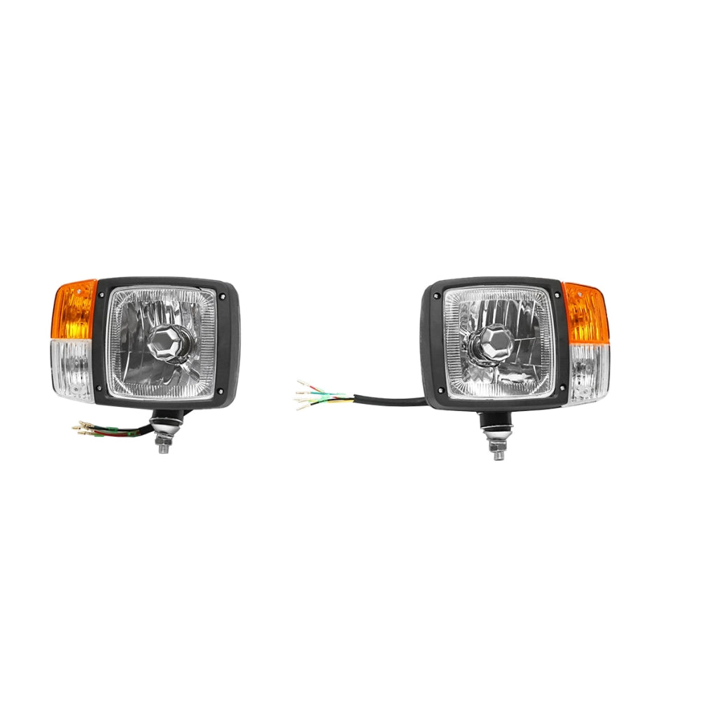 Set di lampade tipo faro con indicatori di direzione destro e sinistro 12V HR-A-022 Breckner Germany