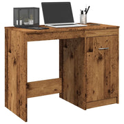 vidaXL Scrivania Legno Antico 100x50x76 cm in Legno Multistrato