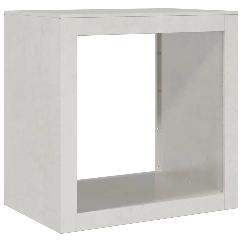 Portalegna 60 x 40 x 60 cm marrone acciaio inox 02_0043731