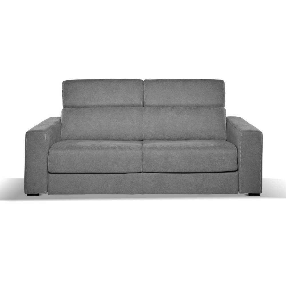 Divano letto 3 posti Crien tessuto Luna24 grigio elephant