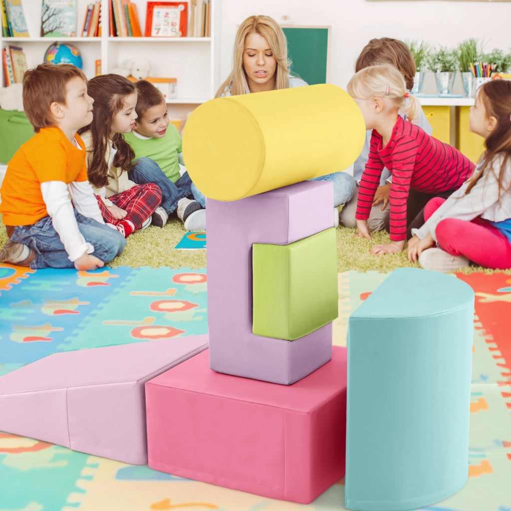 Blocchi rampicanti in schiuma per bambini 1-3 anni, Blocchi rampicanti set rampicante indoor con rettangoli Viola-Giocattoli educativi
