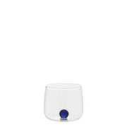 Bilia Tumbler Junior Set 6 Bicchieri in Vetro Borosilicato Blu Design Elegante e Moderno per Liquori e Amari Ideale per Degustazioni Raffinate
