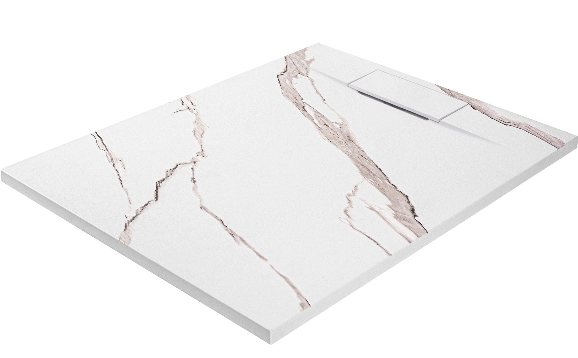 Piatto Doccia Bazalt Carrara White 80x100