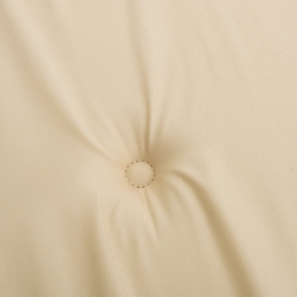 Cuscini per Sedia 4 pz Beige 40x40x4 cm in Tessuto Oxford 47596