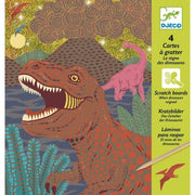 Carte da grattare , Il regno dei dinosauri,Djeco,Eta 6-10 anni