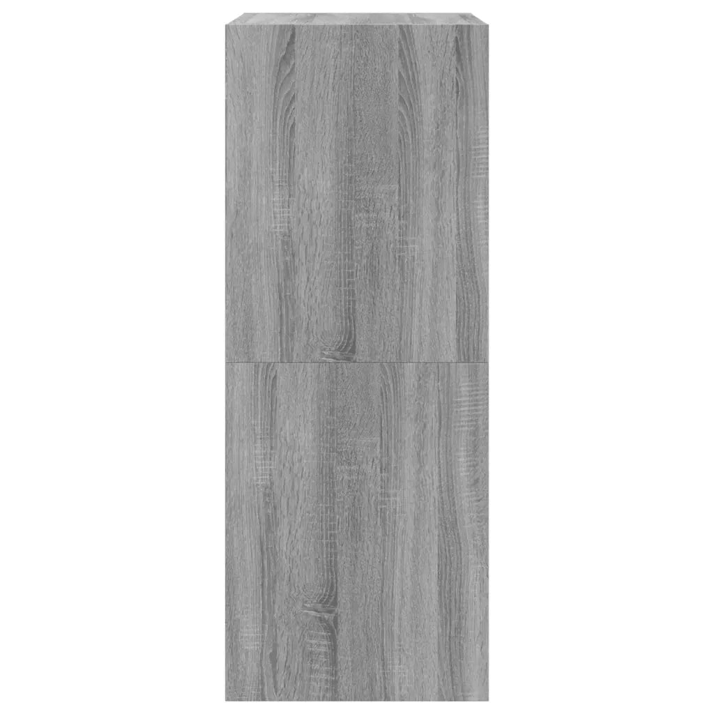 Scarpiera | Mobile per scarpe 2 Cassetti Ribaltabili Grigio Sonoma 60x42x108 cm