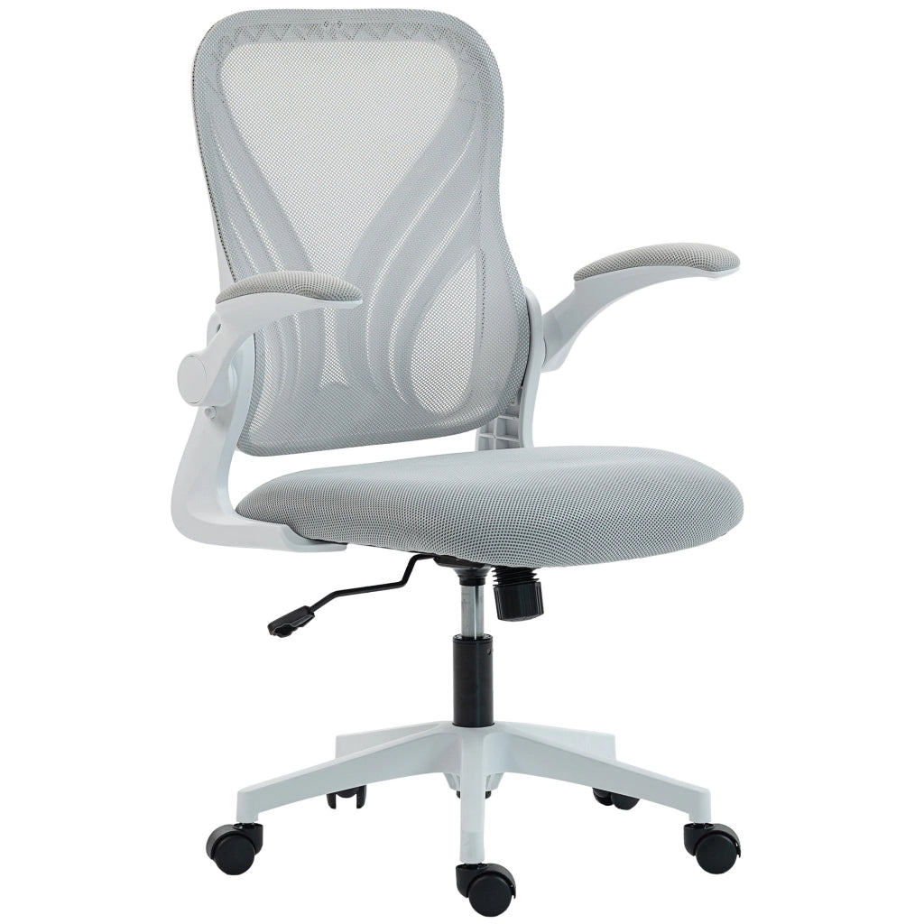 Sedia da ufficio ergonomica ¨C zephmum ¨C grigio 73x62x101-111cm