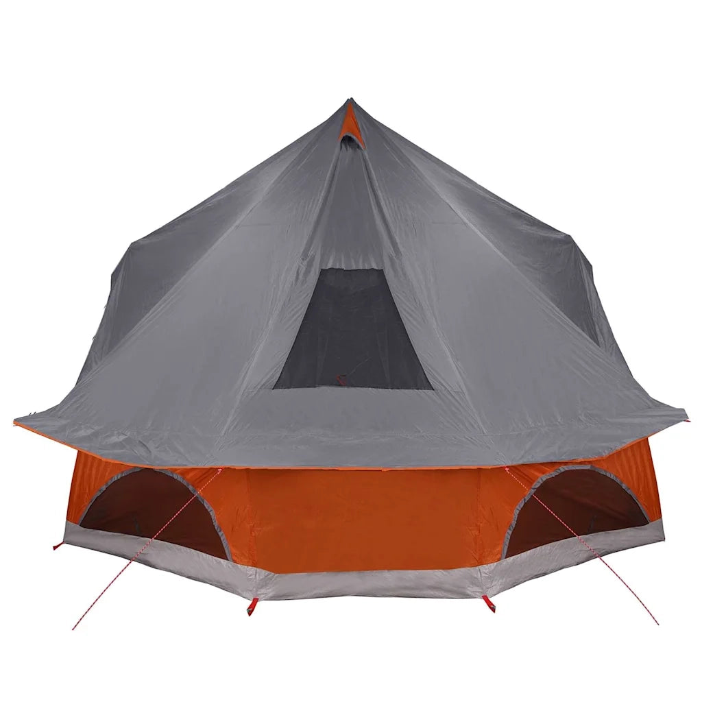 Tenda Tipi-Tenda da campeggio Grigio e arancione 680 x 430 x 270 cm taffet¨¤