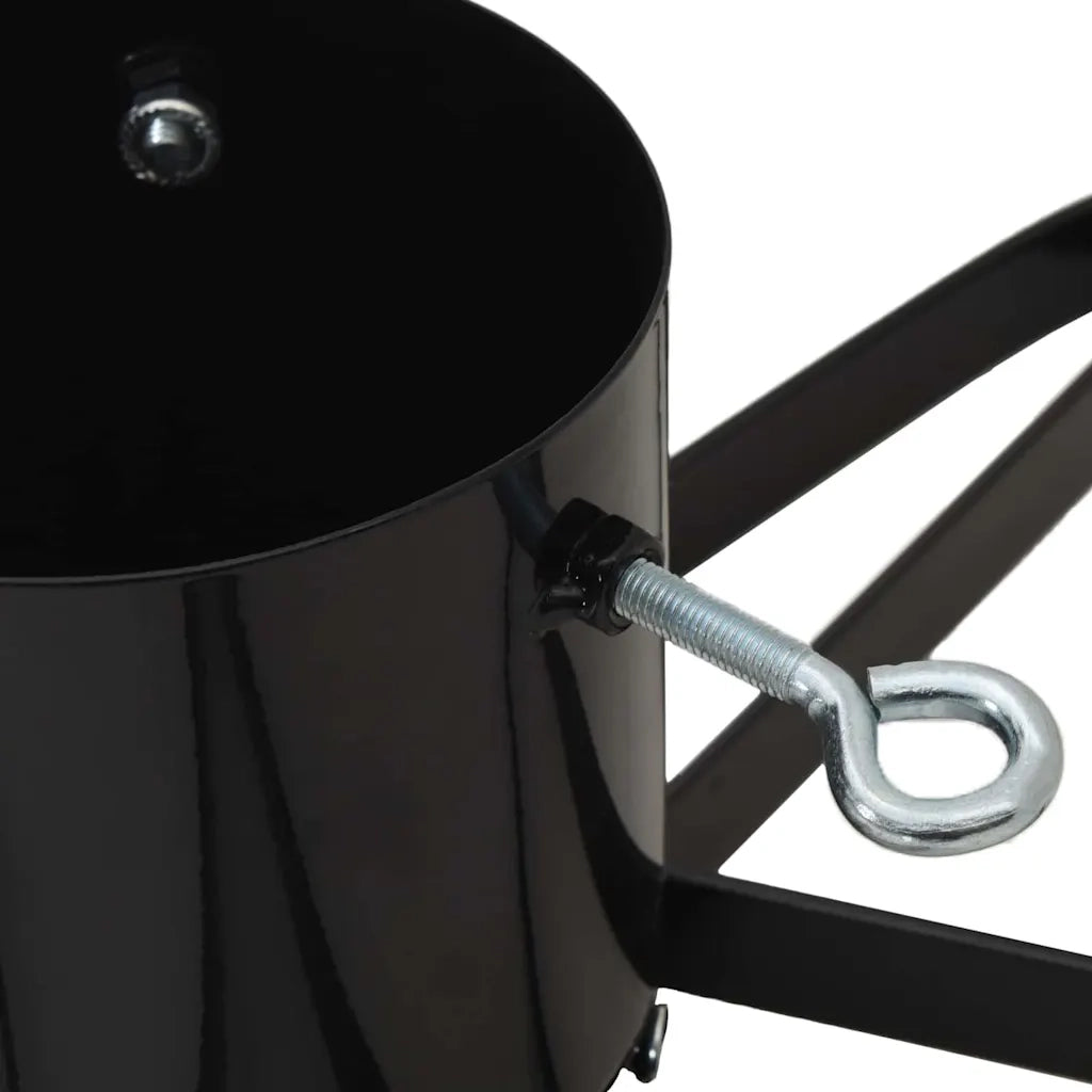 Supporto per Albero di Natale Nero 50 x 50 x 15,5 cm Acciaio