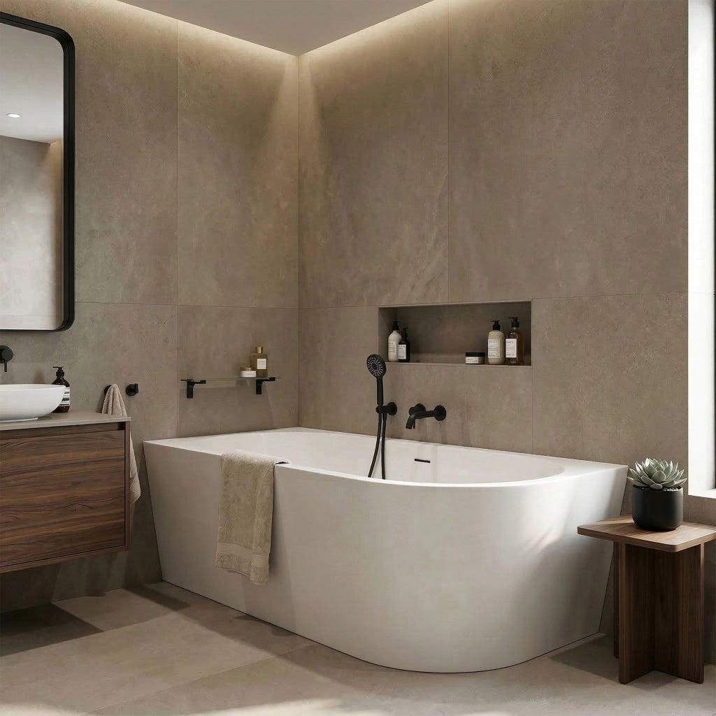 Vasca Bagno Sydney Bellanto Bellanto Sinistra 170cm Copritappo oro spazzolato