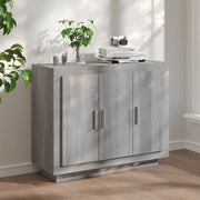 Credenza Grigio Sonoma 92x35x75 cm in Legno Multistrato 817241