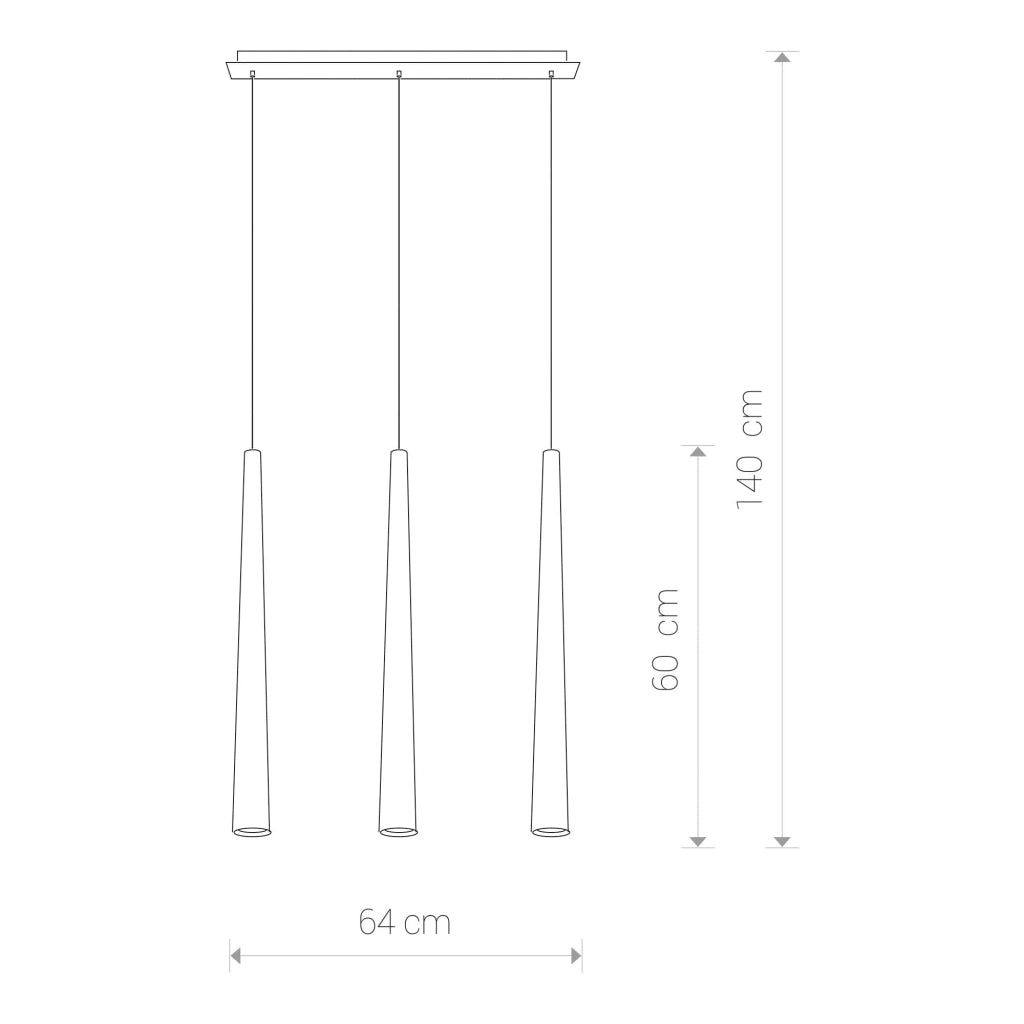 Lampadario a sospensione Nowodvorski Quebec bianco 3xGU10