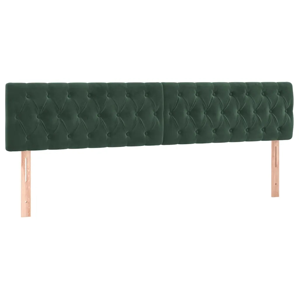 Giroletto senza Materasso Verde Scuro 120x190 cm Velluto 3270599