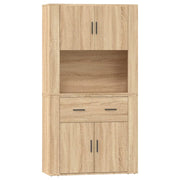 Credenza | Madia | Buffet da pranzo | Armadio da pranzo Rovere Sonoma in Legno Multistrato