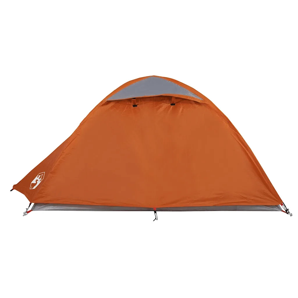 Tenda da Campeggio a Cupola 2 Persone-Tenda per Escursionismo Arancione Impermeabile 414071