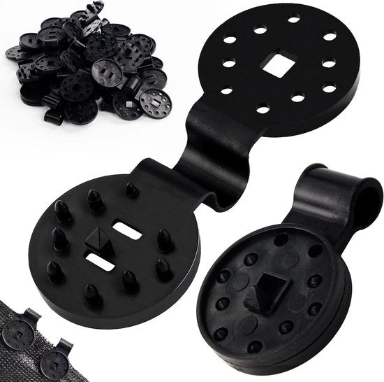 Clip per protezione in plastica per tende da sole - 50 pezzi - accessori per piscine e ombrelloni