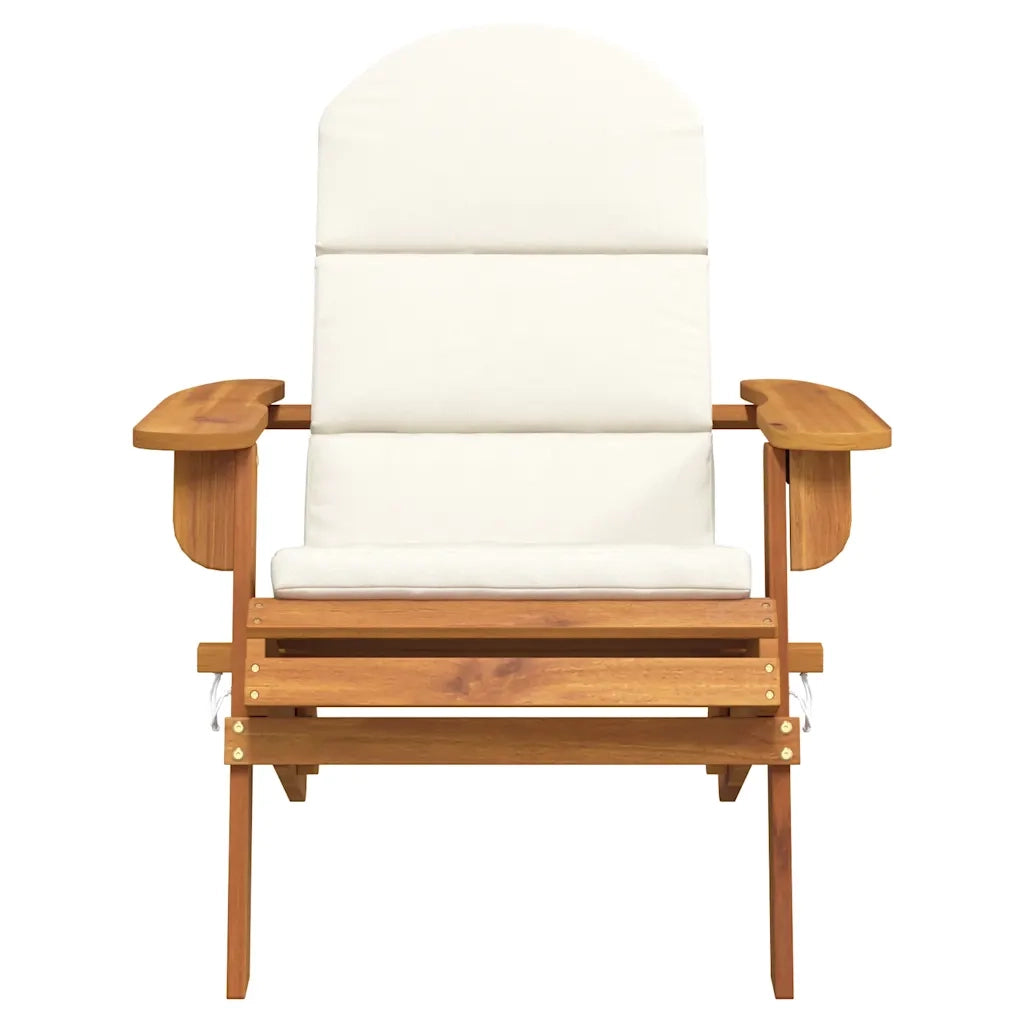 Sedia Adirondack da Giardino con Cuscini Legno Massello Acaciacod mxl 118632