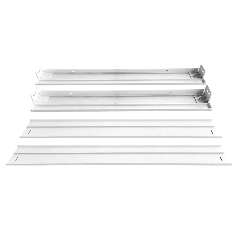 Cornice bianca a soffitto in alluminio per pannello LED 60x60